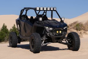 Polaris RZR LED Light Bars - Diode Dynamics - SS5 Pro CrossLink Roof - Combo - Yellow - `20-`23